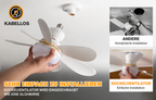 LED 40W Deckenventilatorleuchte