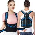 Unisex Posture Corrector Back Strap, Fully Adjustable Spinal Support Belt, Comfortable and Effective Upper Back Support