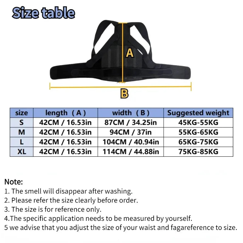 Unisex Posture Corrector Back Strap, Fully Adjustable Spinal Support Belt, Comfortable and Effective Upper Back Support