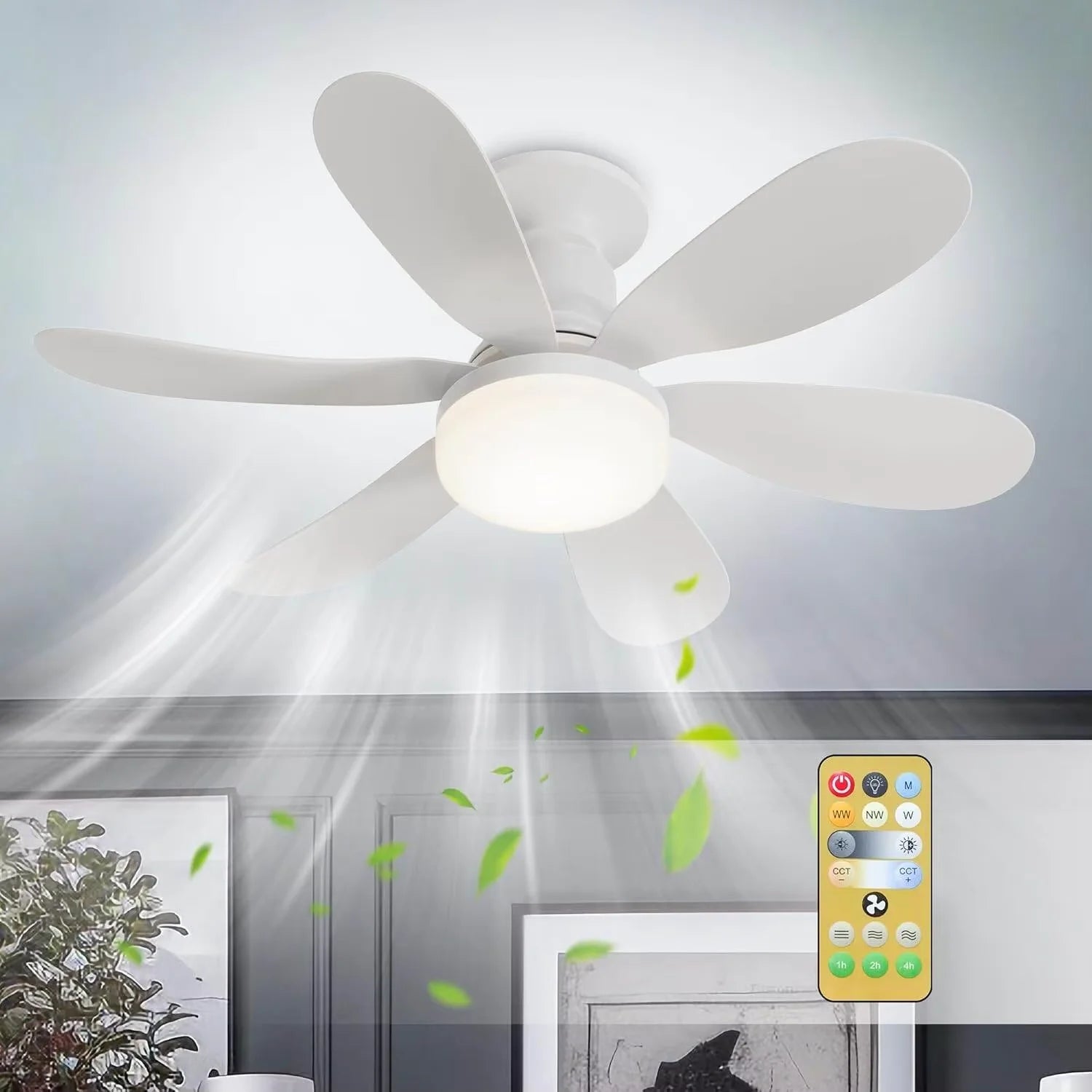LED 40W Deckenventilatorleuchte