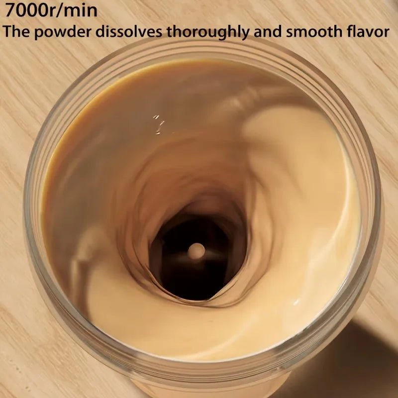 Elektrischer Mixer-Becher – Tragbarer Shaker für Proteinpulver, Milchpulver & Säfte | Heim, Reise, Sport
