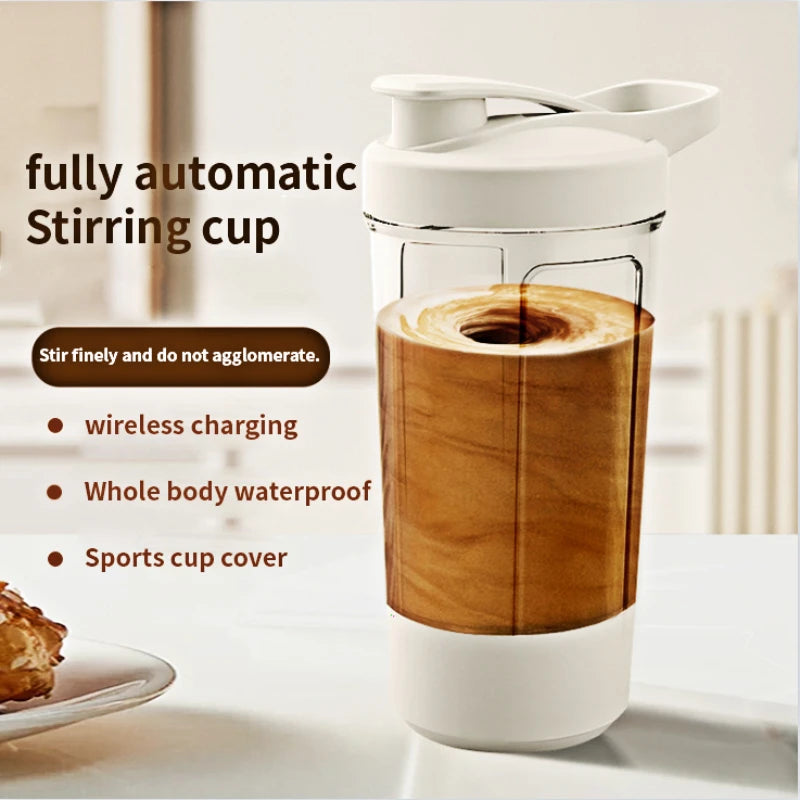 Elektrischer Mixer-Becher – Tragbarer Shaker für Proteinpulver, Milchpulver & Säfte | Heim, Reise, Sport
