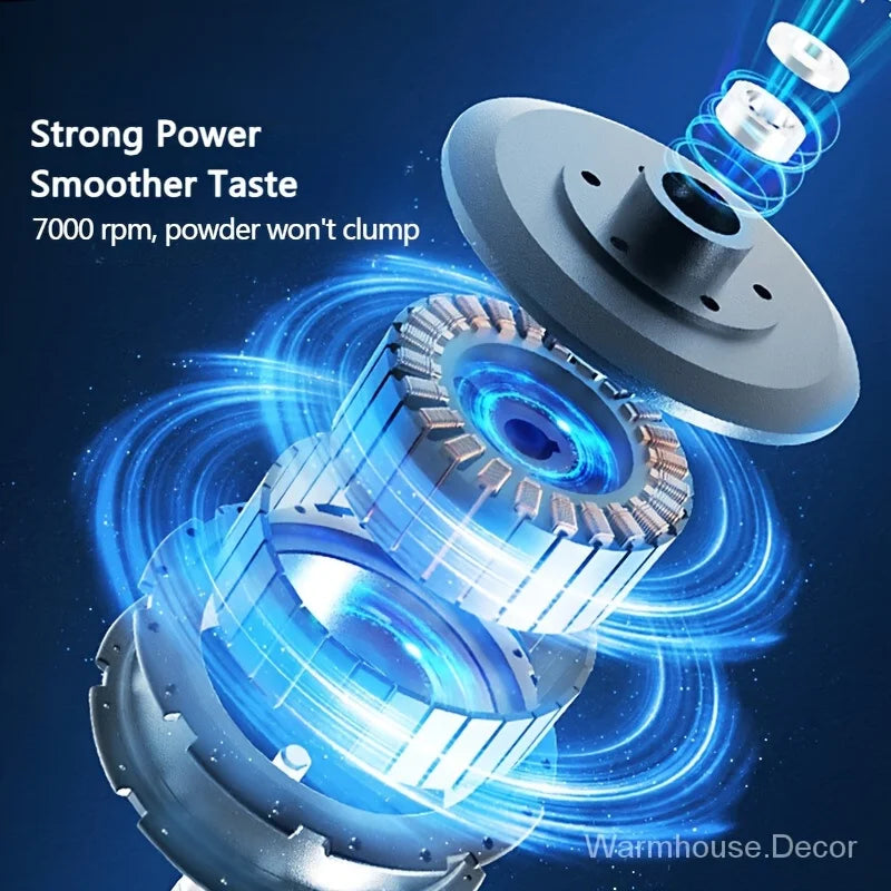 Elektrischer Mixer-Becher – Tragbarer Shaker für Proteinpulver, Milchpulver & Säfte | Heim, Reise, Sport