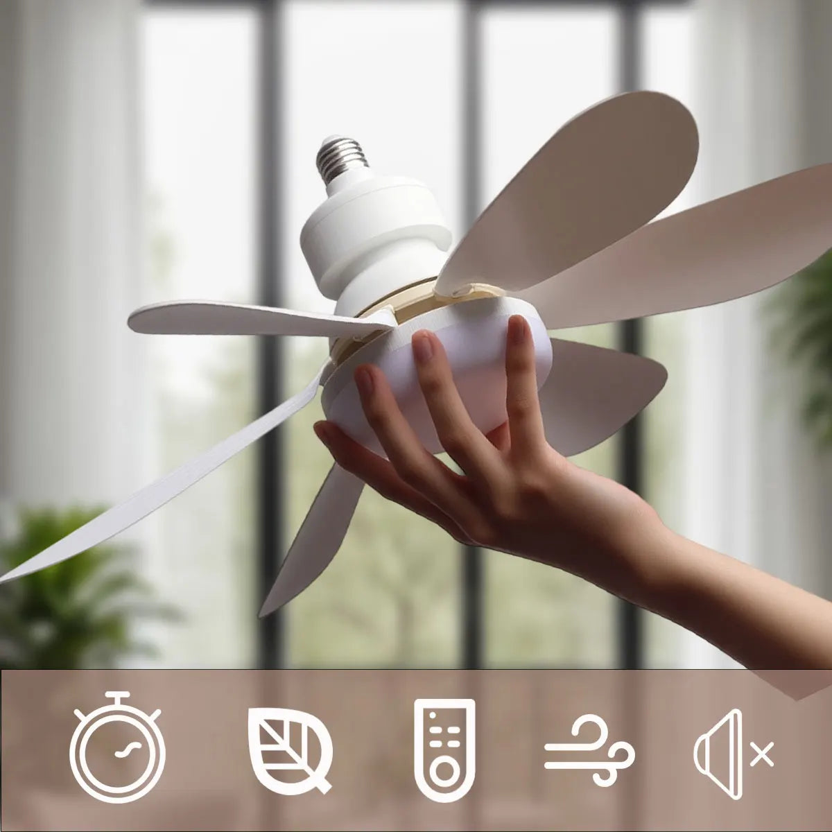 LED 40W Deckenventilatorleuchte