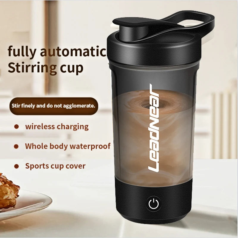 Elektrischer Mixer-Becher – Tragbarer Shaker für Proteinpulver, Milchpulver & Säfte | Heim, Reise, Sport